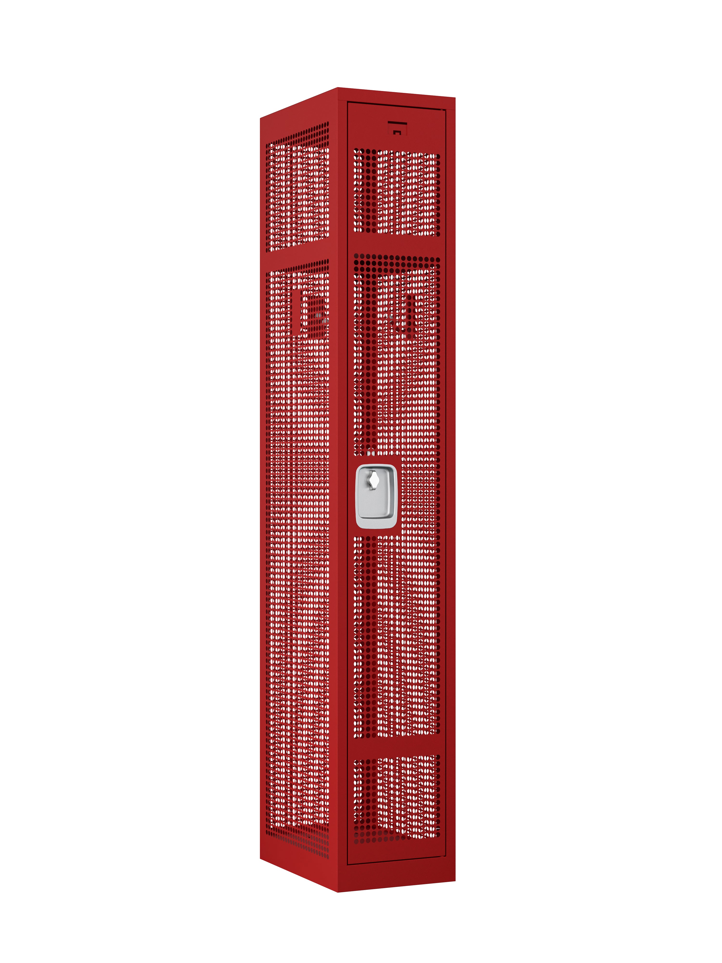 72'' Height KTS Full Mesh 1-Tier Locker, Maximum Airflow Steel Storage System
