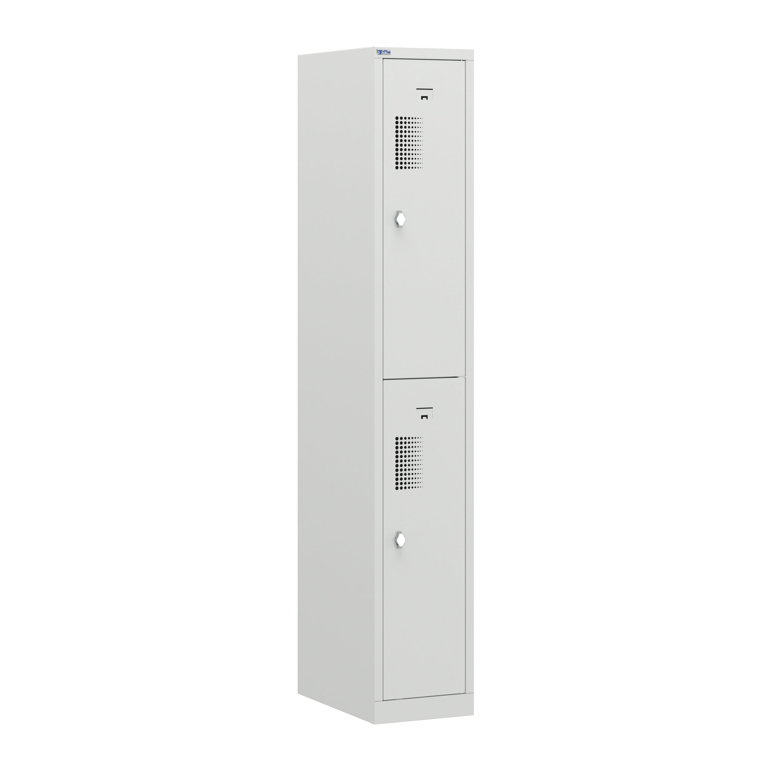 NH Series 2-Tier Premium Steel Locker with Front Vents, Heavy Duty