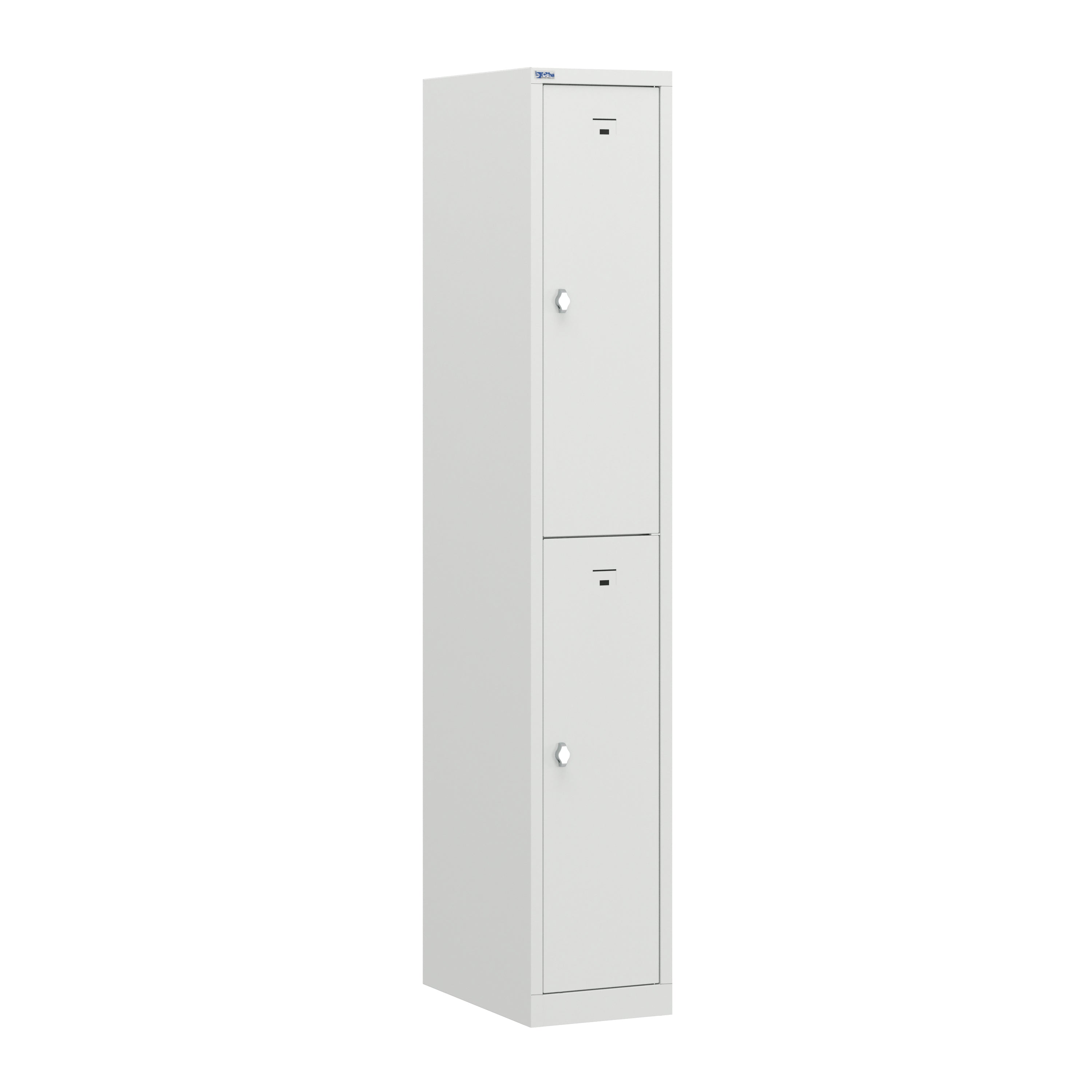 PH Series Premium Steel 2-Tier Lockers, Rear Ventilated, Name Plate Holder