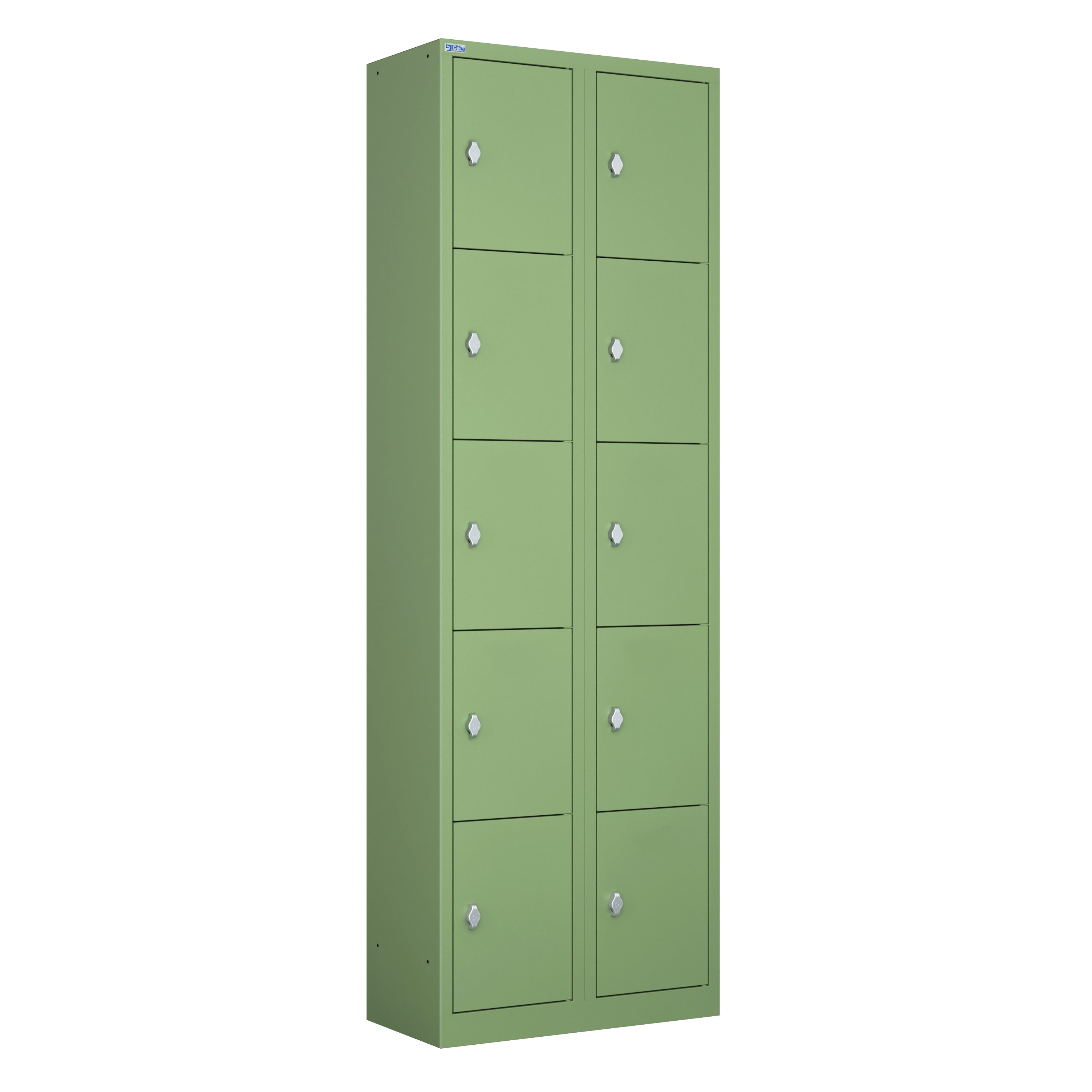 VH Series Premium Steel 5-Tier Lockers, Rear Ventilated