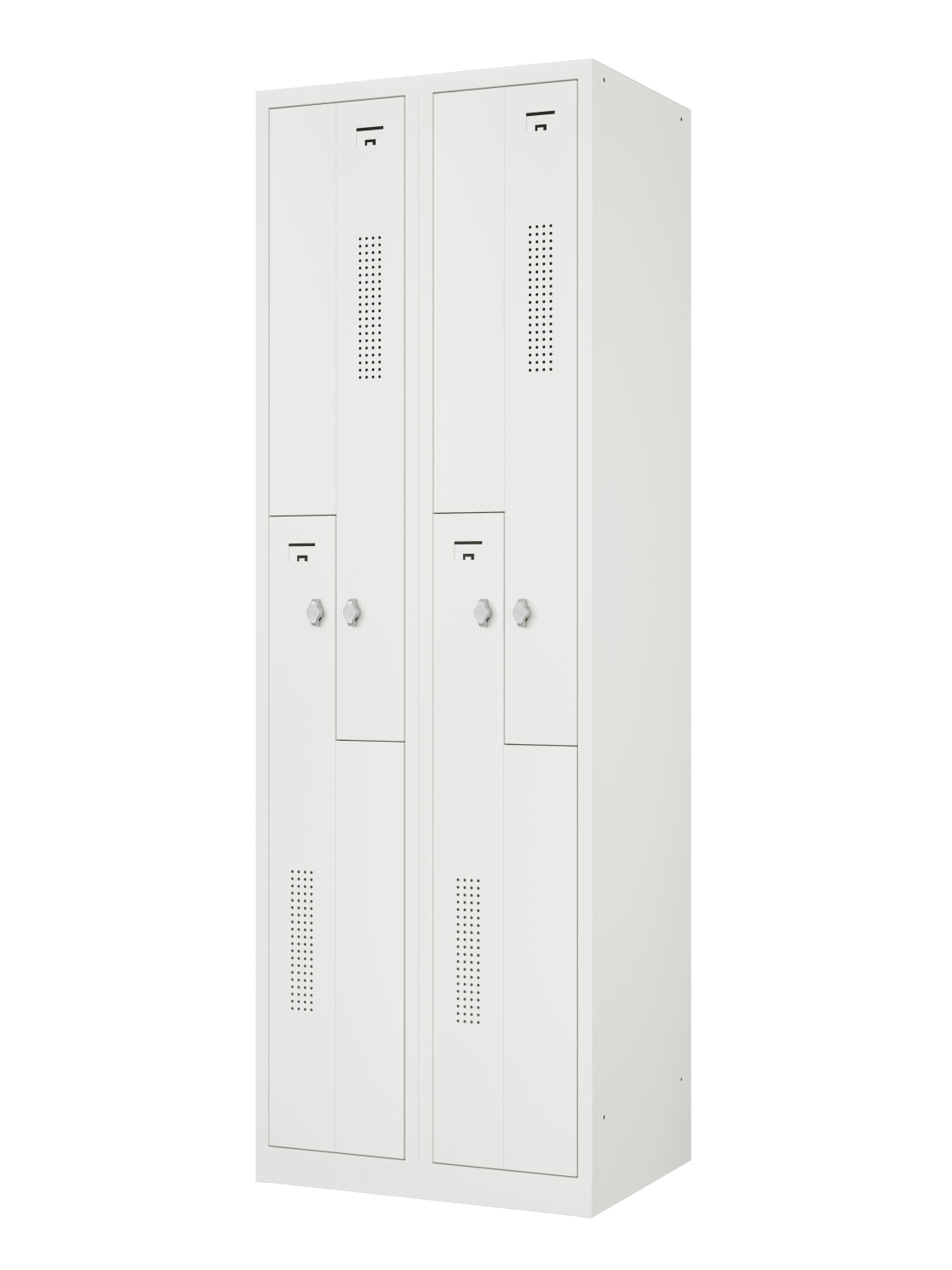 Fully Welded ZNH Series Lockers, Secure Storage with Ventilation and Hooked Interior