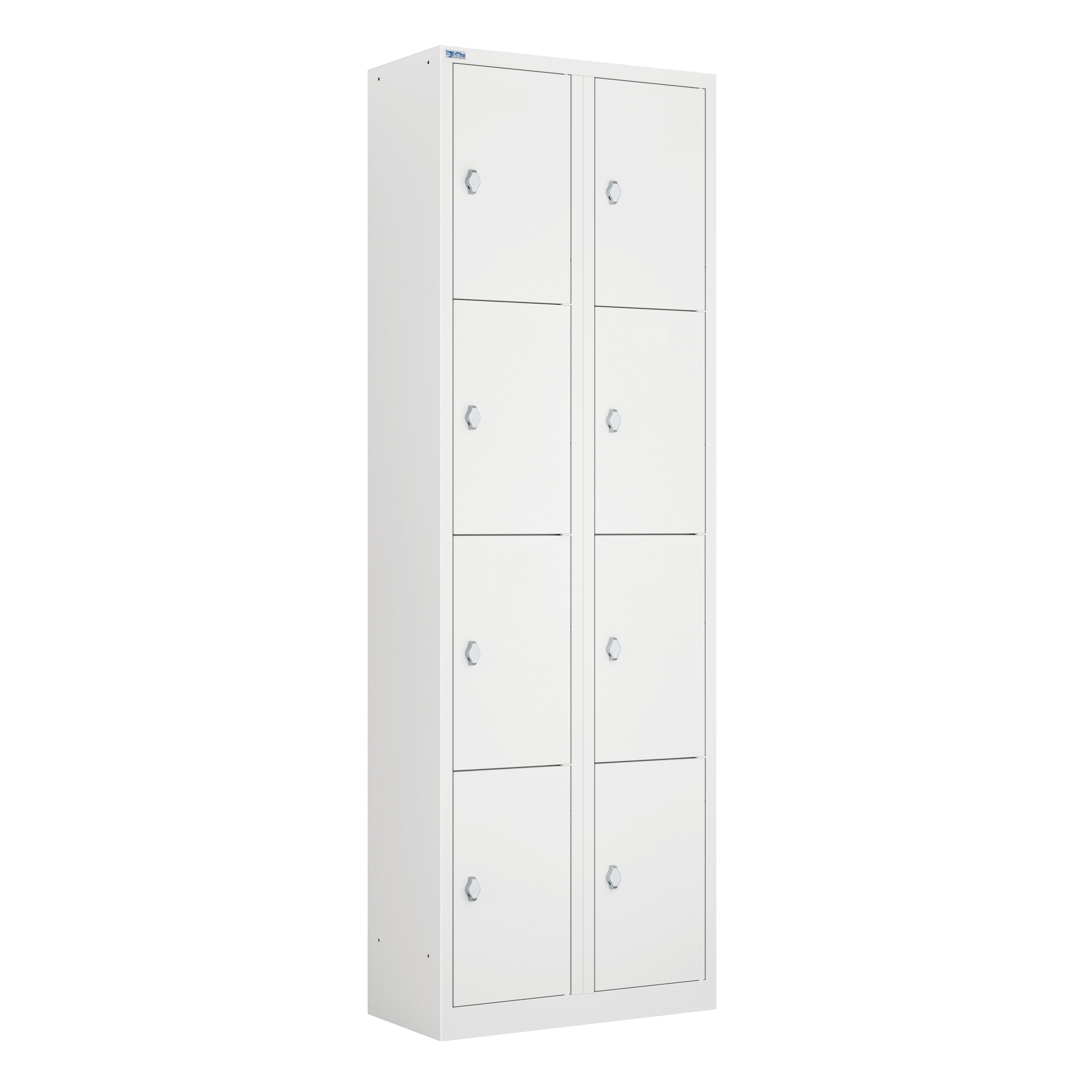 VH Series Premium Steel 4-Tier Lockers, Rear Ventilated
