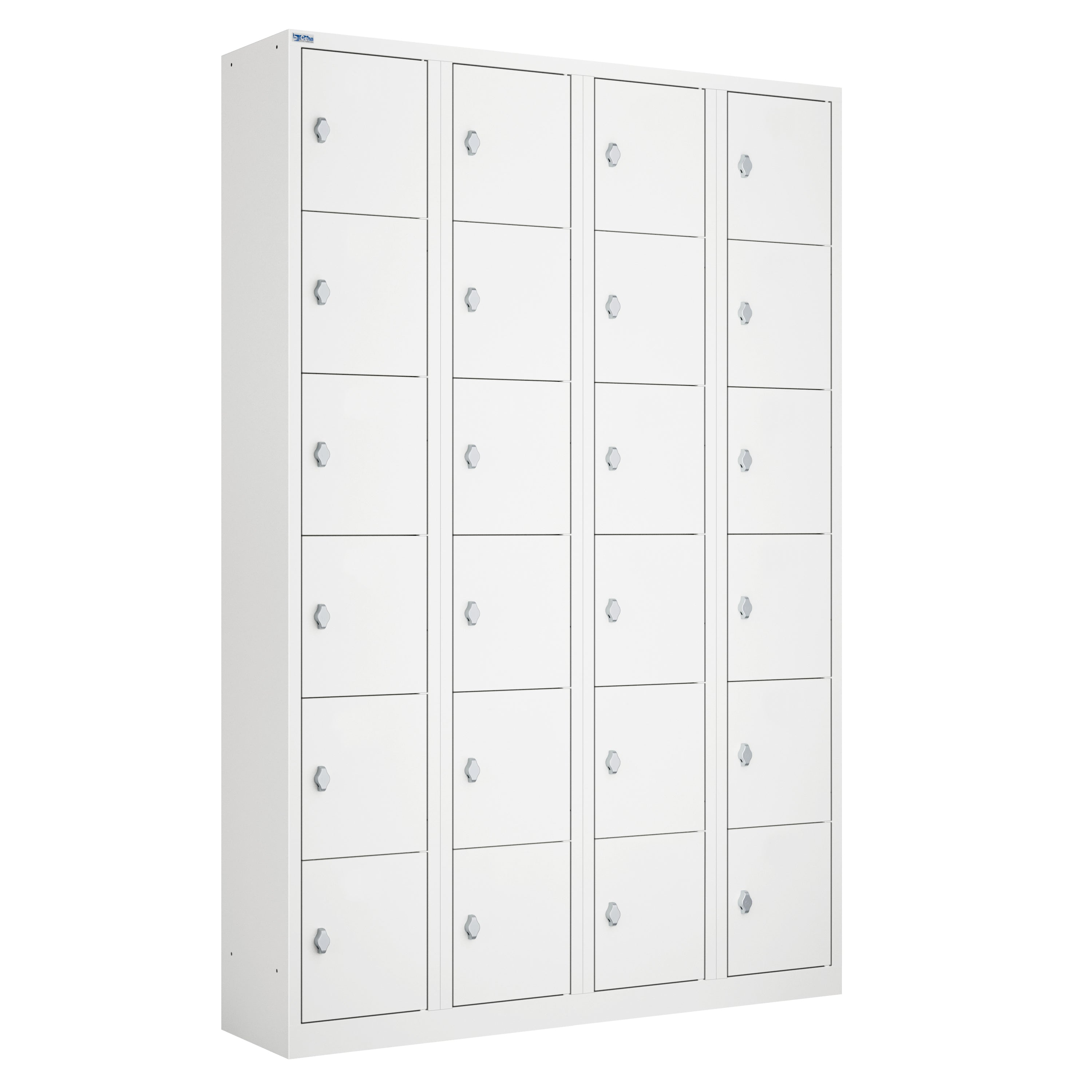 VH Series Premium Steel 6-Tier Lockers, Rear Ventilated