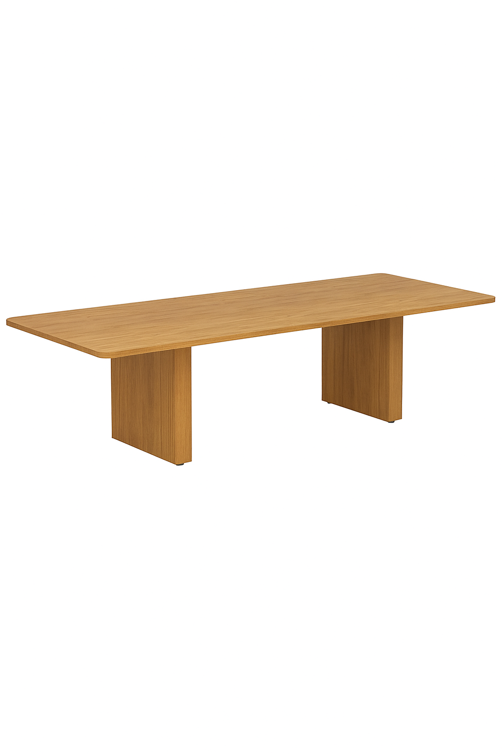 Compact Conference Table with High-Pressure Laminate Surface