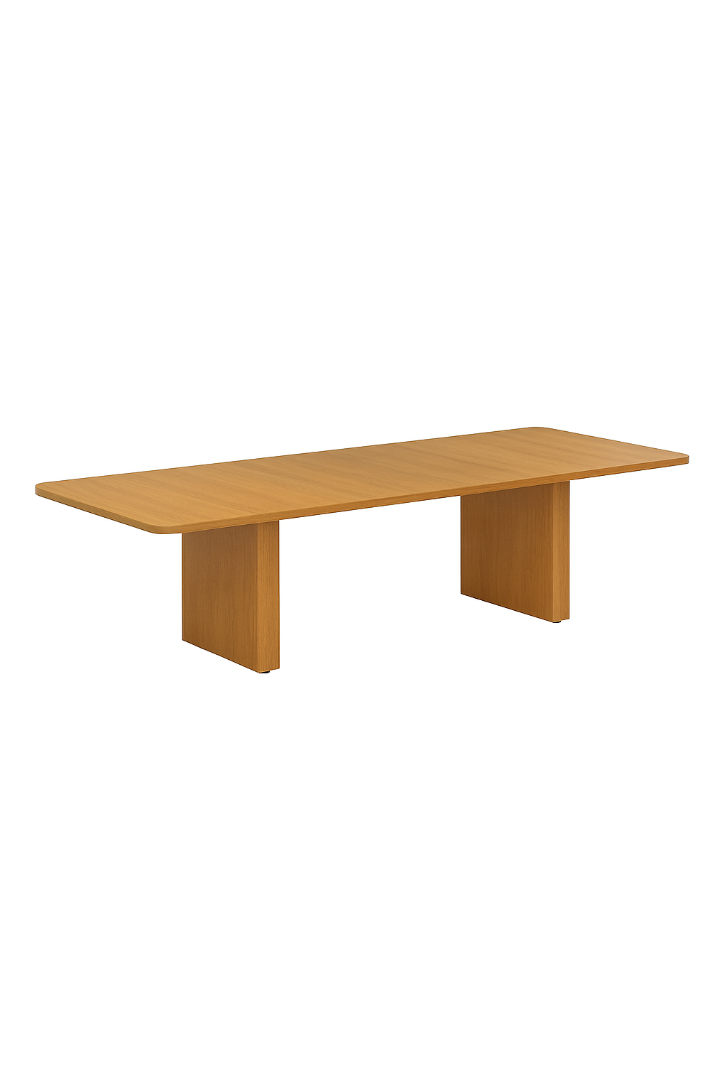 Compact Conference Table with High-Pressure Laminate Surface