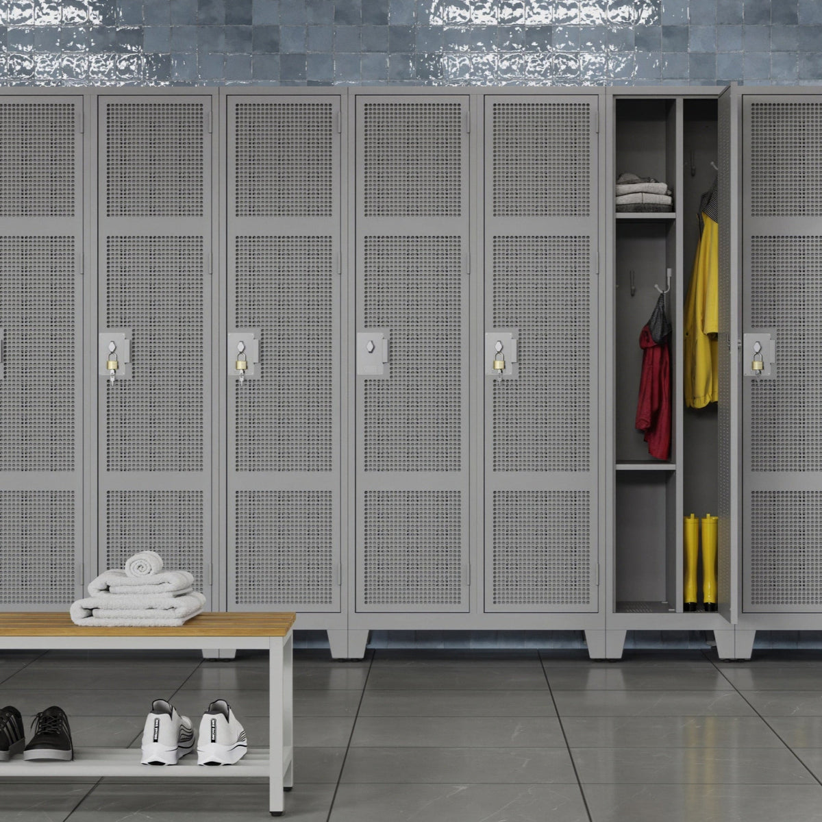 Flammable & Hazardous Storage Cabinets, Steel, Lockable, One Door, TMD ...