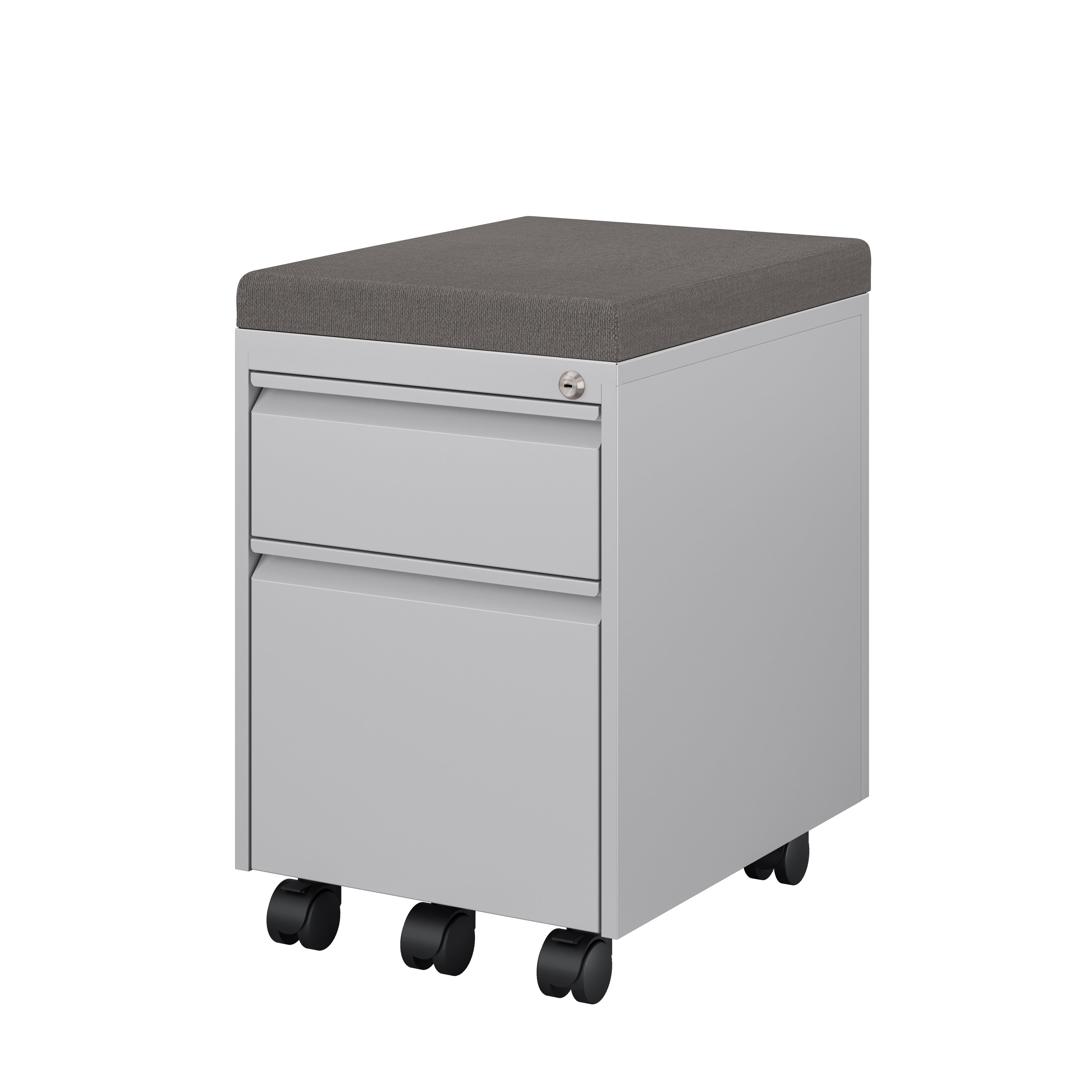 MDG Mobile Pedestal with Cushion Seat, Box-File, Multiple Color | Quick Ship