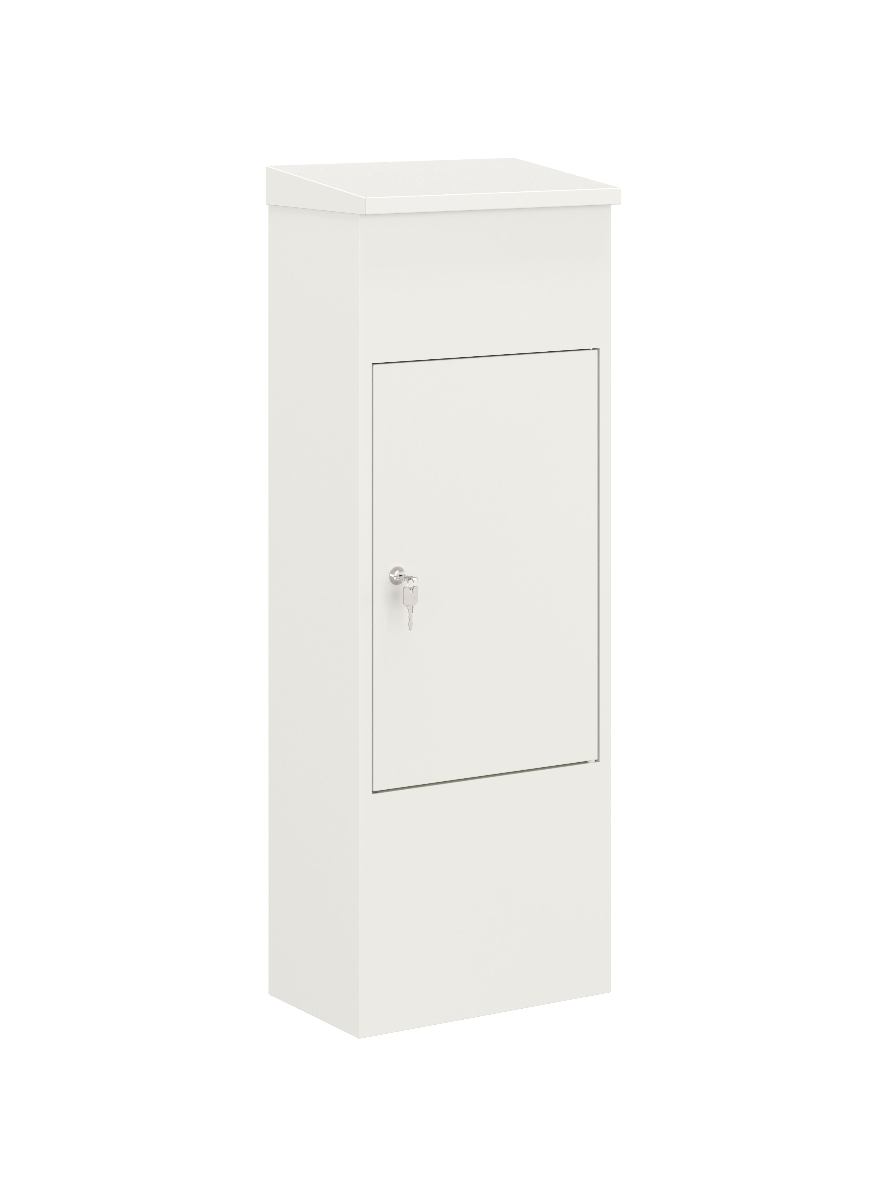 Lockable Outdoor Parcel Drop Box – Secure Package Locker with Protective Overhang | Multiple Sizes & Colors - KPD Series