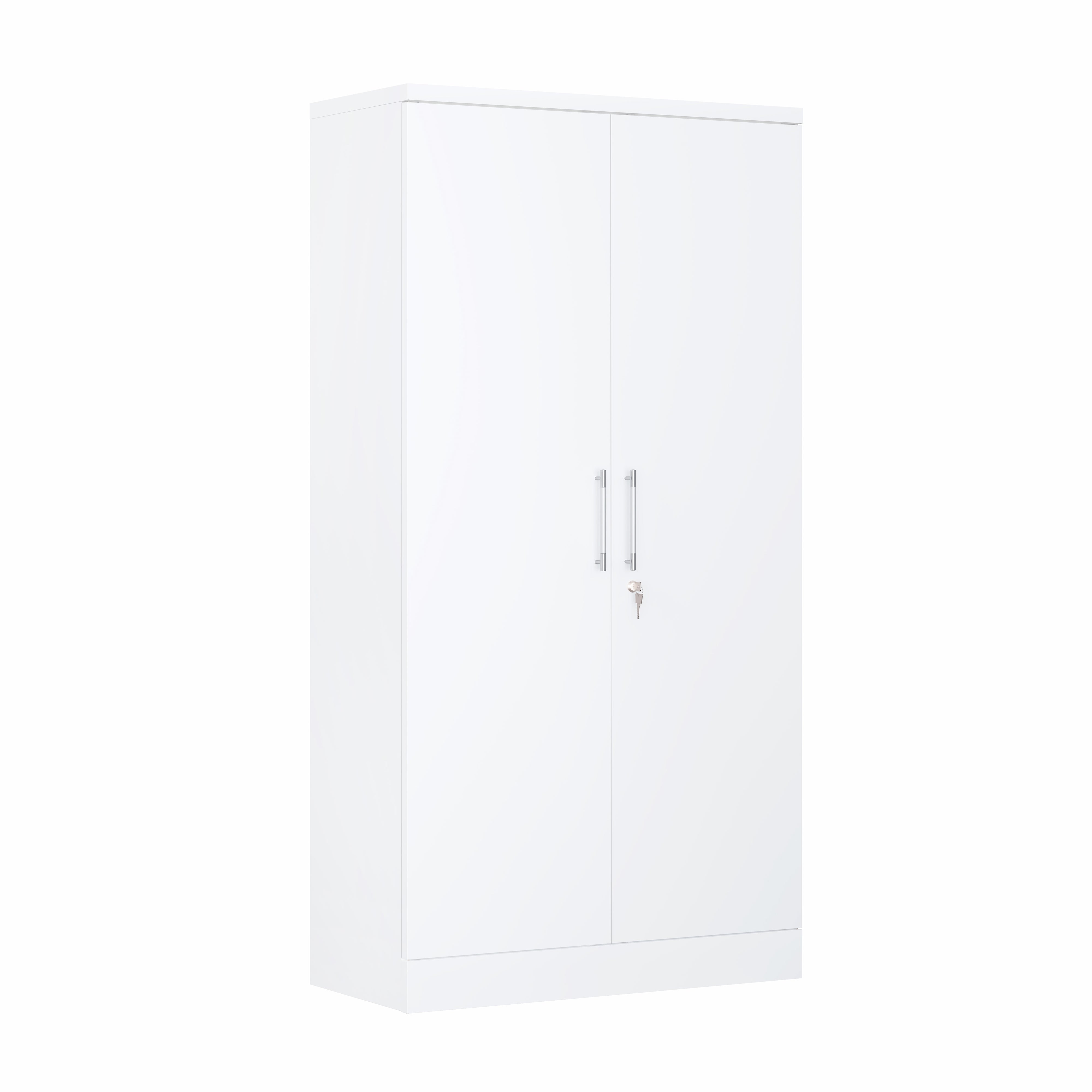 BDM-180 Metal Storage Cabinet – Flat-Pack with Pull Handles