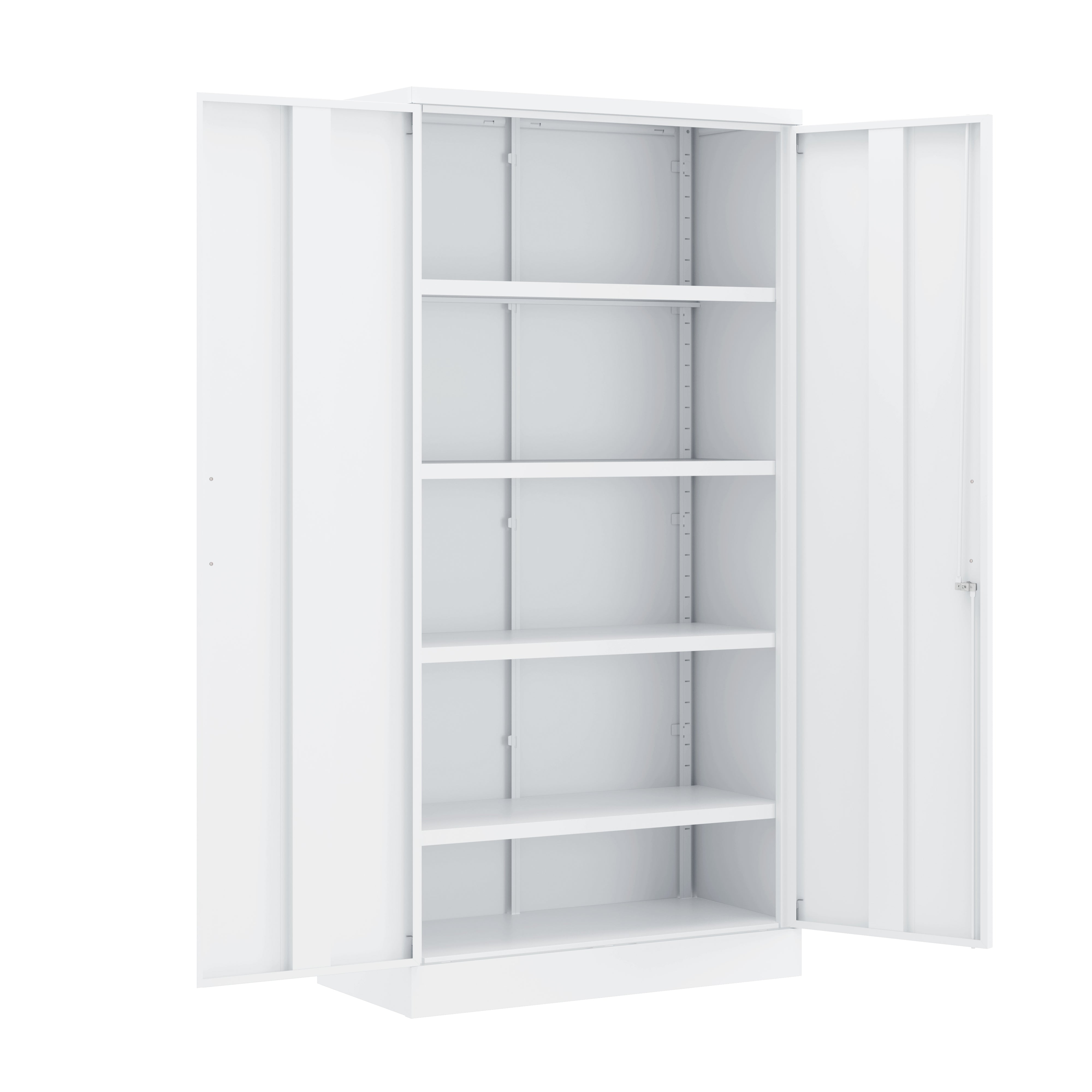BDM-180 Metal Storage Cabinet – Flat-Pack with Pull Handles