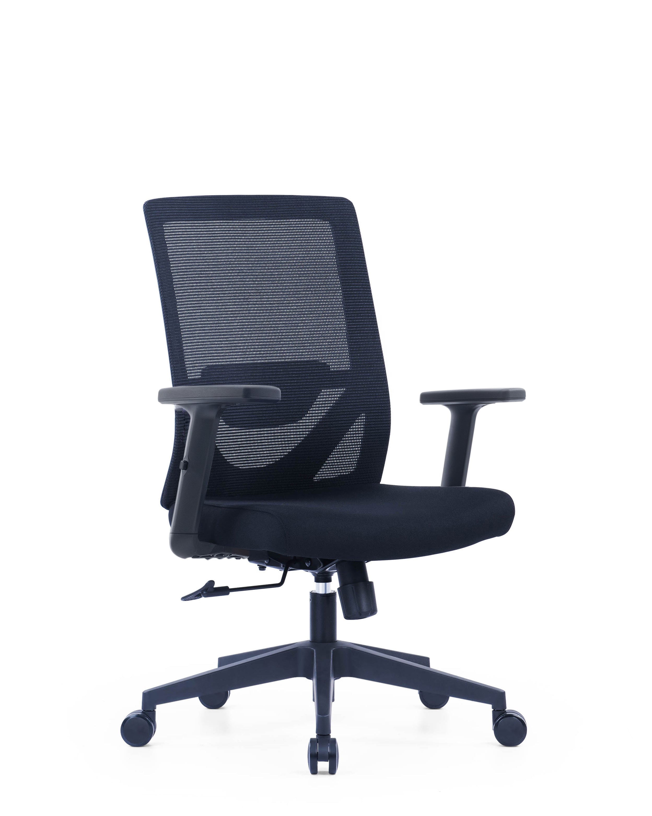 Meeting Chair with Mesh Back, Adjustable Armrests & Class-3 Gas Lift