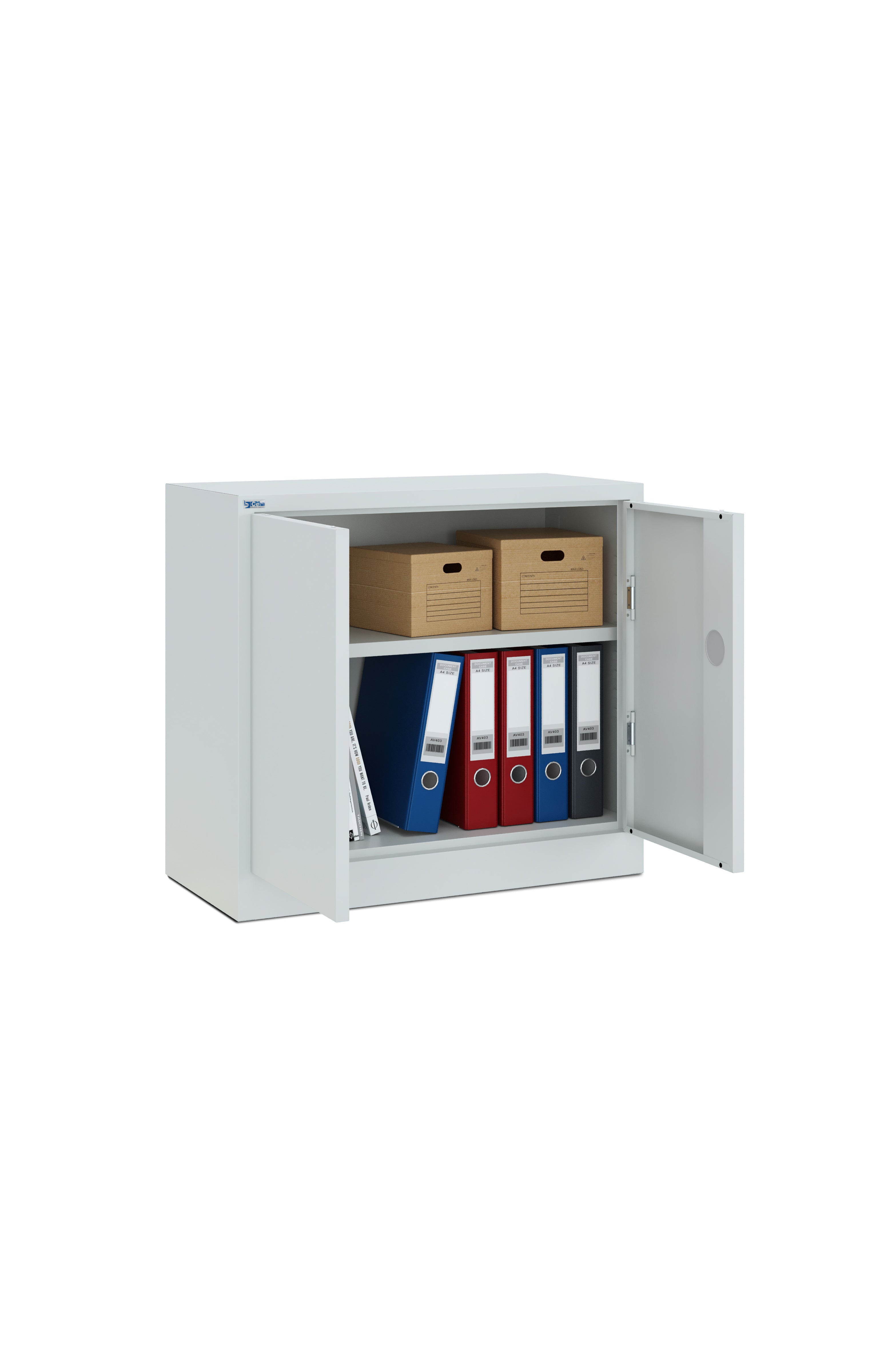Double Door Hinged Storage Cabinets, Lockable, Multi Sizes