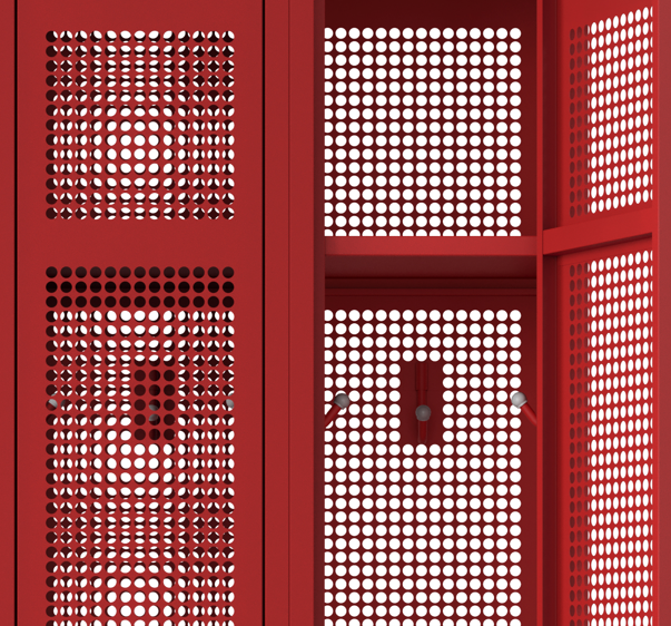 Full Mesh Locker Interior