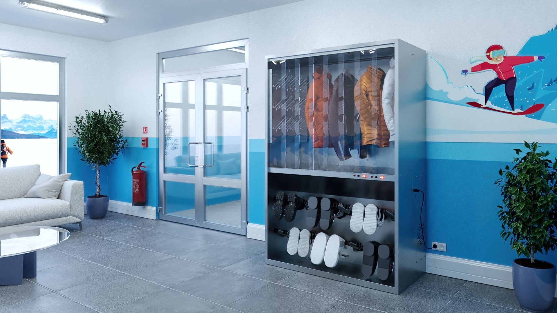 Drying Cabinet – PPE & Gear Dryer, Auto shut-off, Energy-Efficient, EKD Series